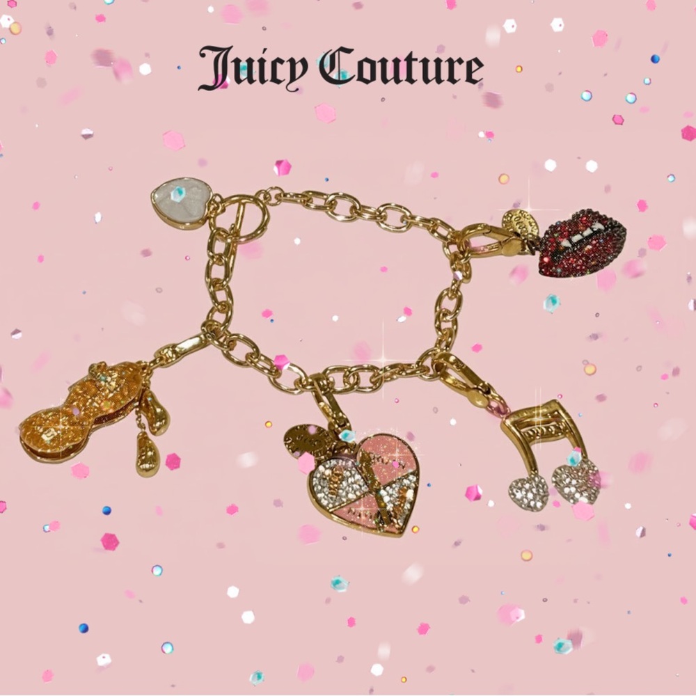Juicy Couture vintage Charms with bracelet